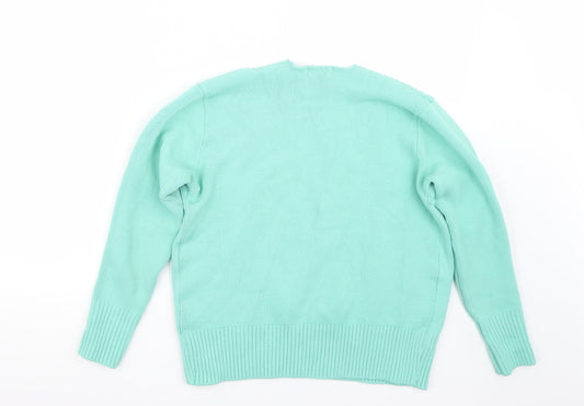 Sk collection Womens Green   Pullover Jumper Size M