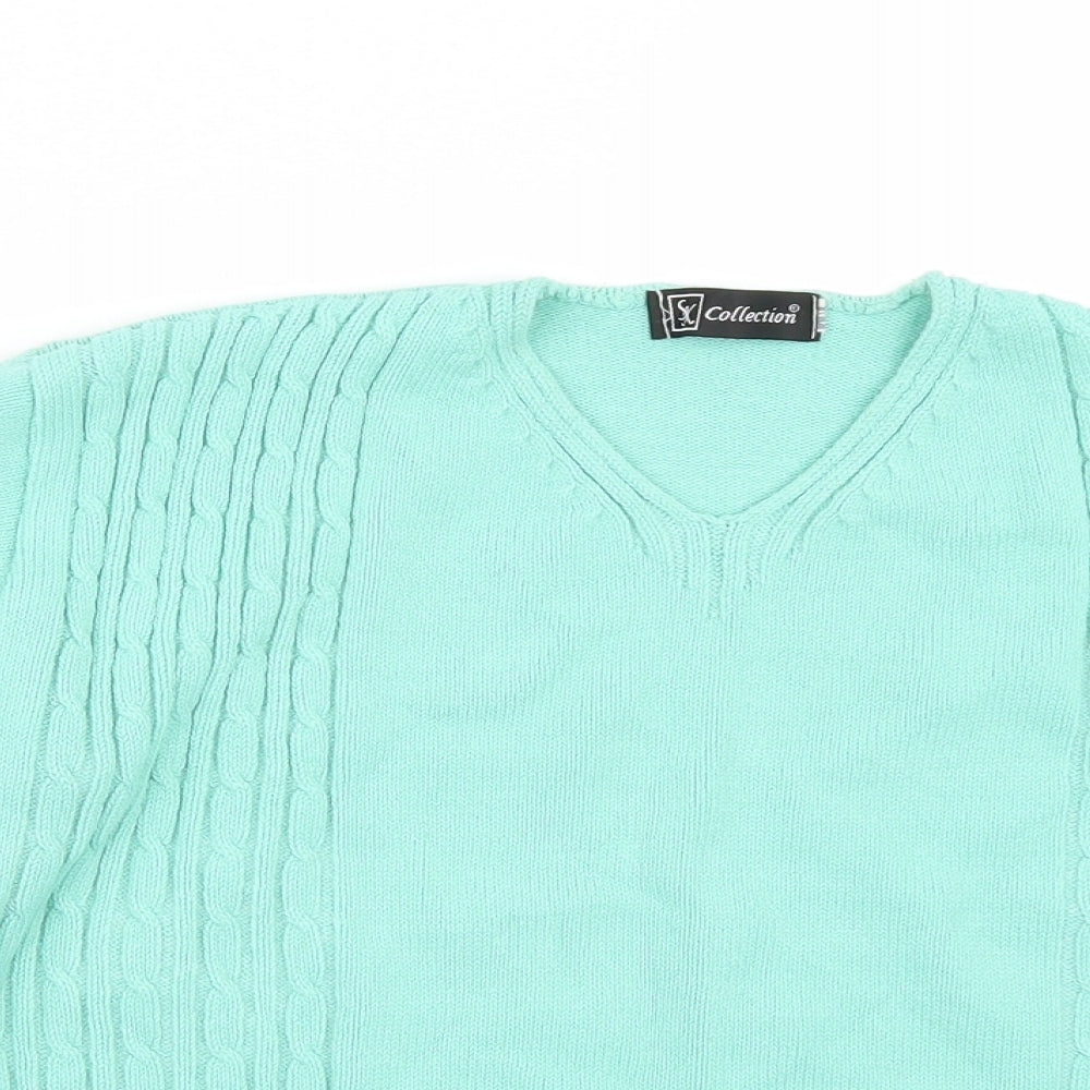 Sk collection Womens Green   Pullover Jumper Size M