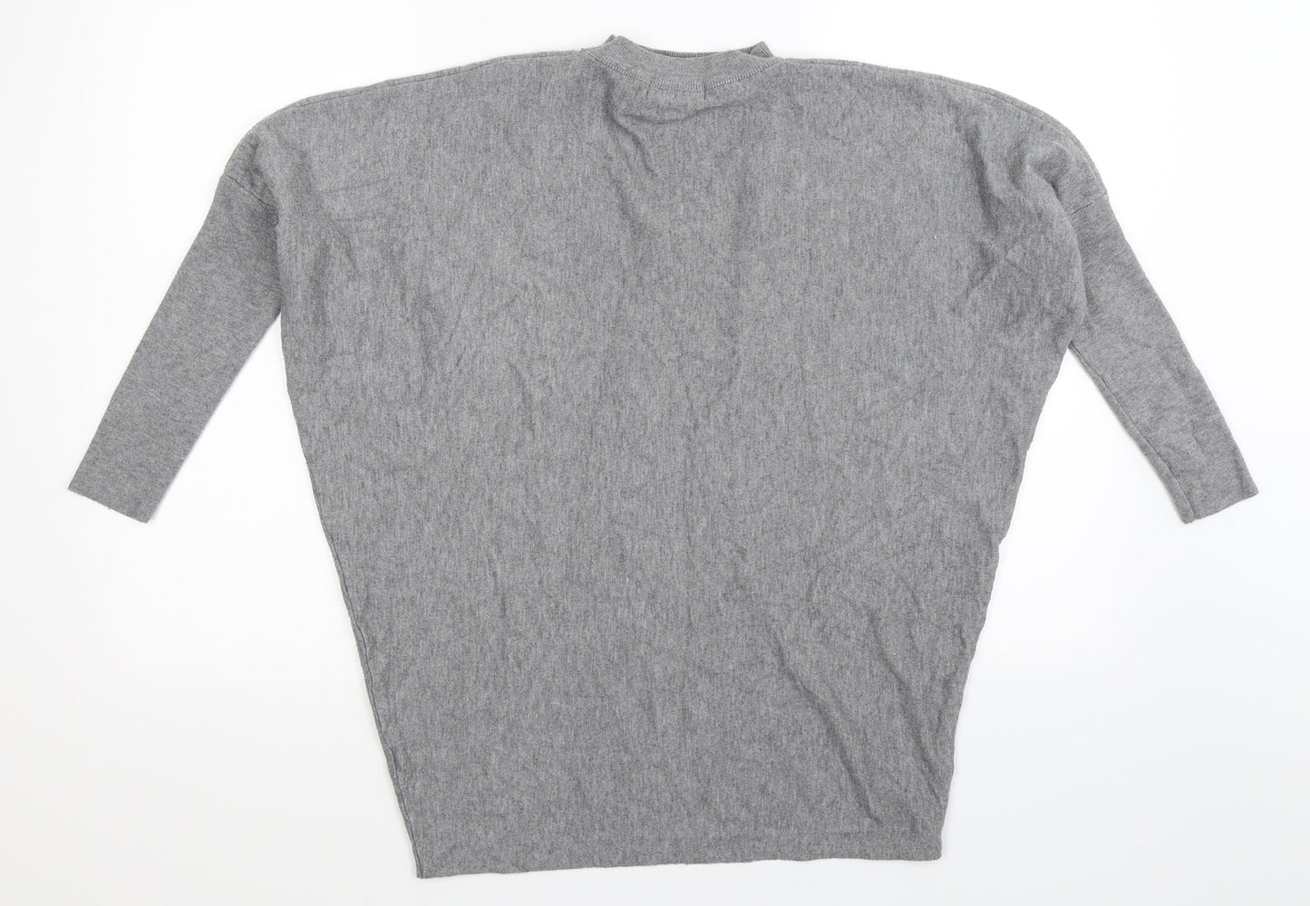 Nicole Womens Grey  Knit Pullover Jumper Size XL  - Oversized