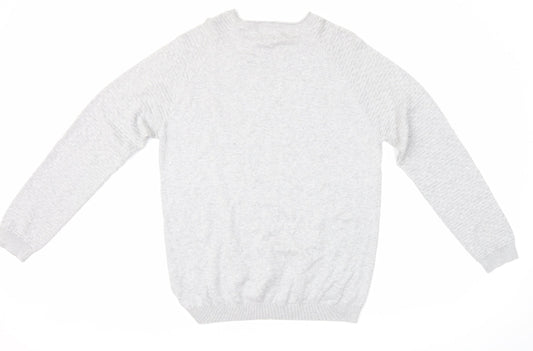 Authentic Casual Wear Mens Grey   Pullover Jumper Size L
