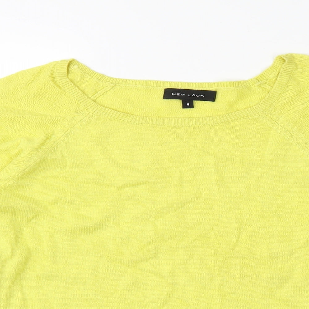 newlook Womens Yellow   Pullover Jumper Size 6