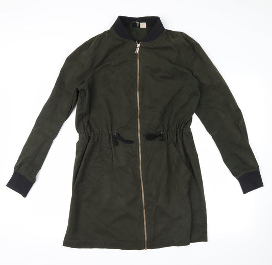 H&M Womens Green   Jacket  Size 8