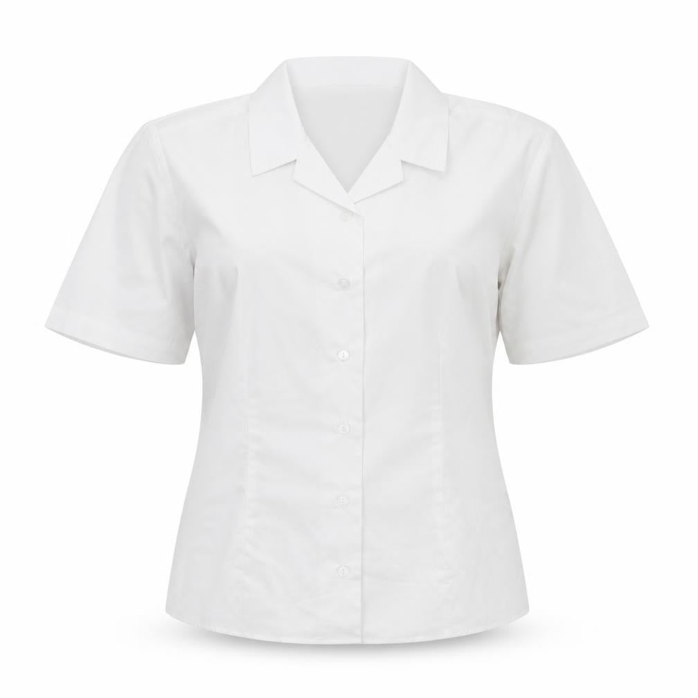 trutext Womens White   Basic Button-Up Size 4
