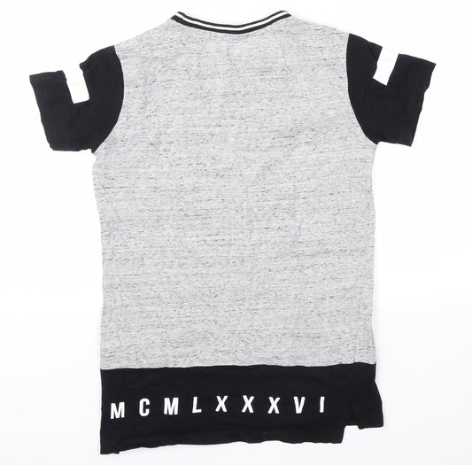 urban outlaws Boys Grey   Basic T-Shirt Size 11-12 Years  - eighty six