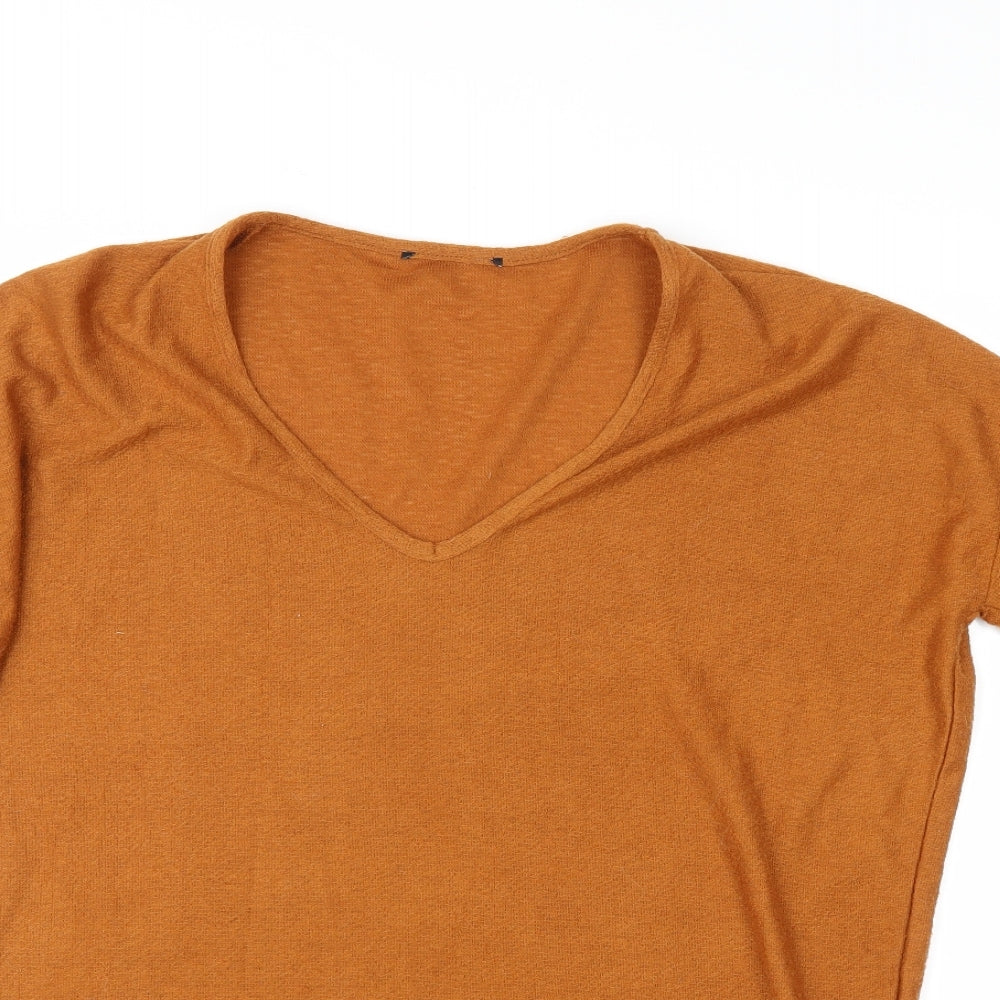 New Look Womens Orange   Pullover Jumper Size M