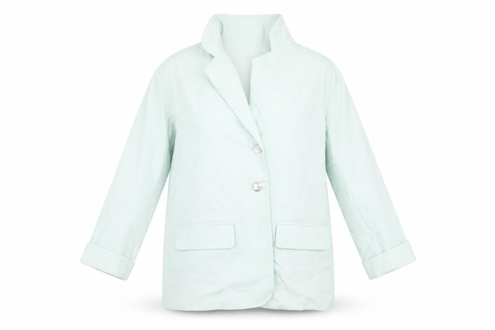 Womens UK Size 10  Lakeland Blue Polyester Coat