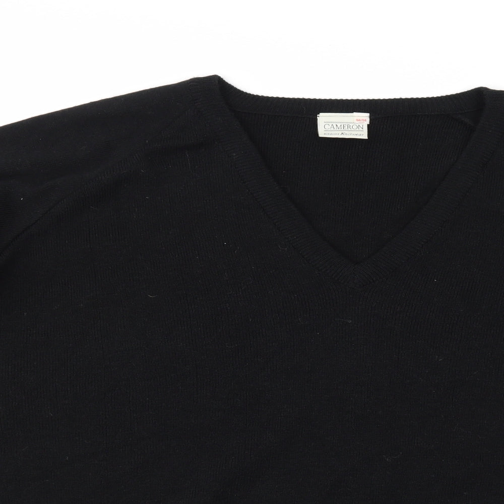 Cameron Mens Black   Pullover Jumper Size 2XL