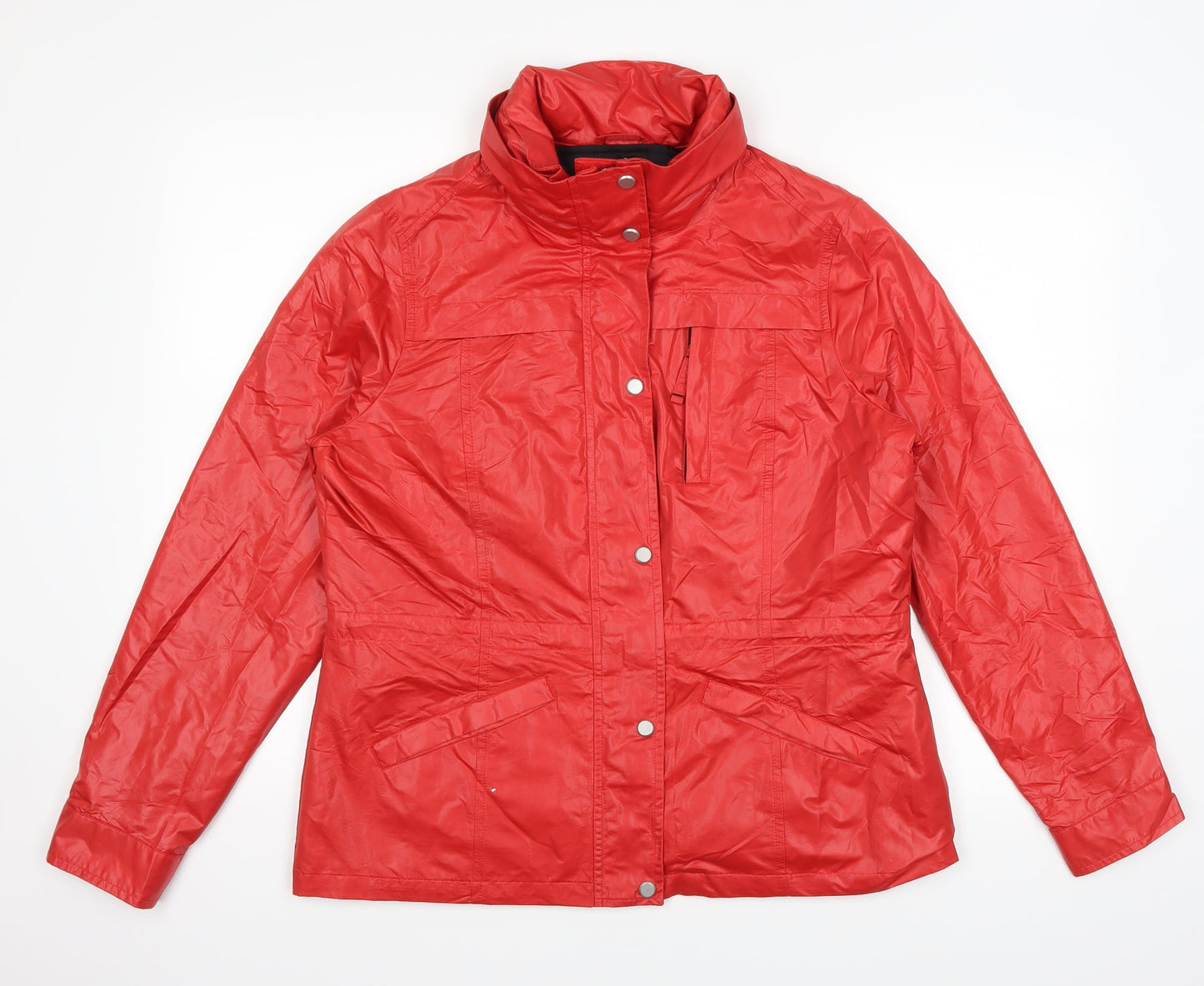 Marks and Spencer Womens Red   Windbreaker Coat Size 12