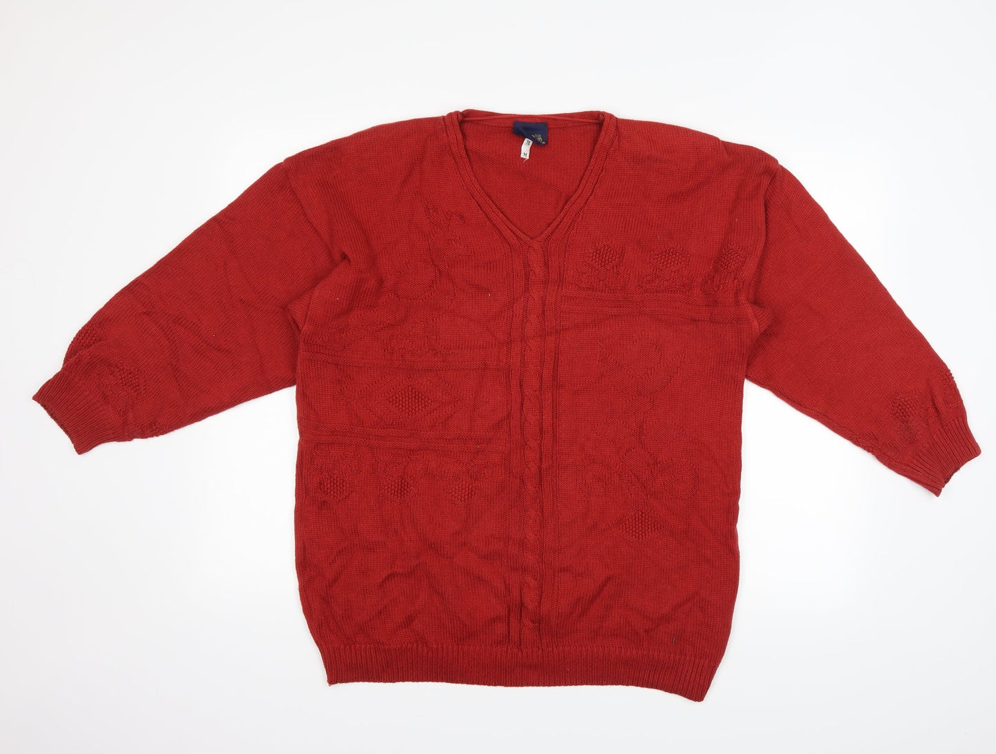 Your Sixth Sense Womens Red   Pullover Jumper Size M