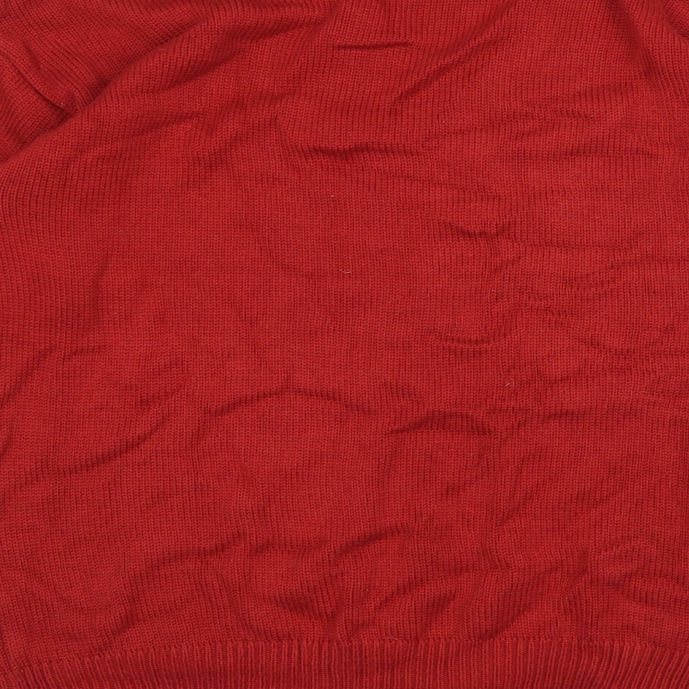 Your Sixth Sense Womens Red   Pullover Jumper Size M