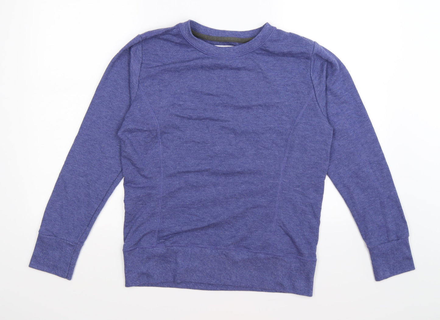 Anvil Womens Purple  Jersey Pullover Sweatshirt Size M