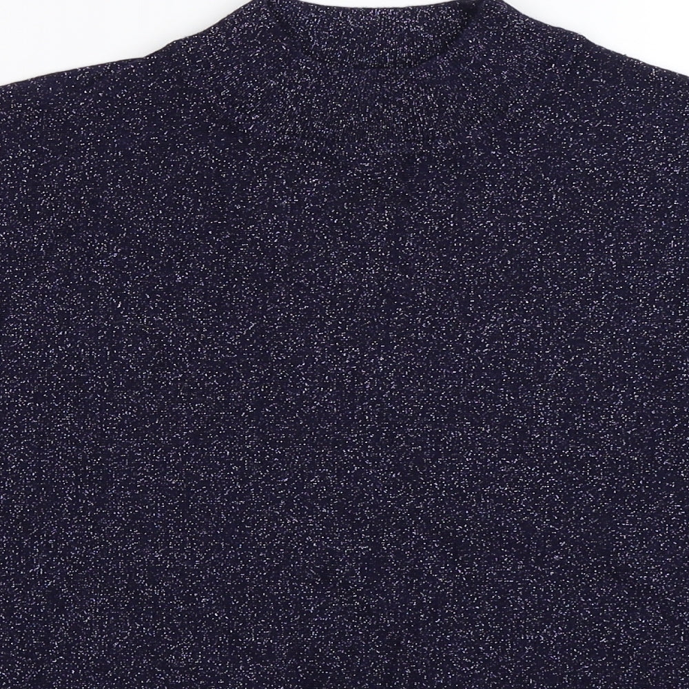 Marks and Spencer Womens Blue  Knit Pullover Jumper Size M