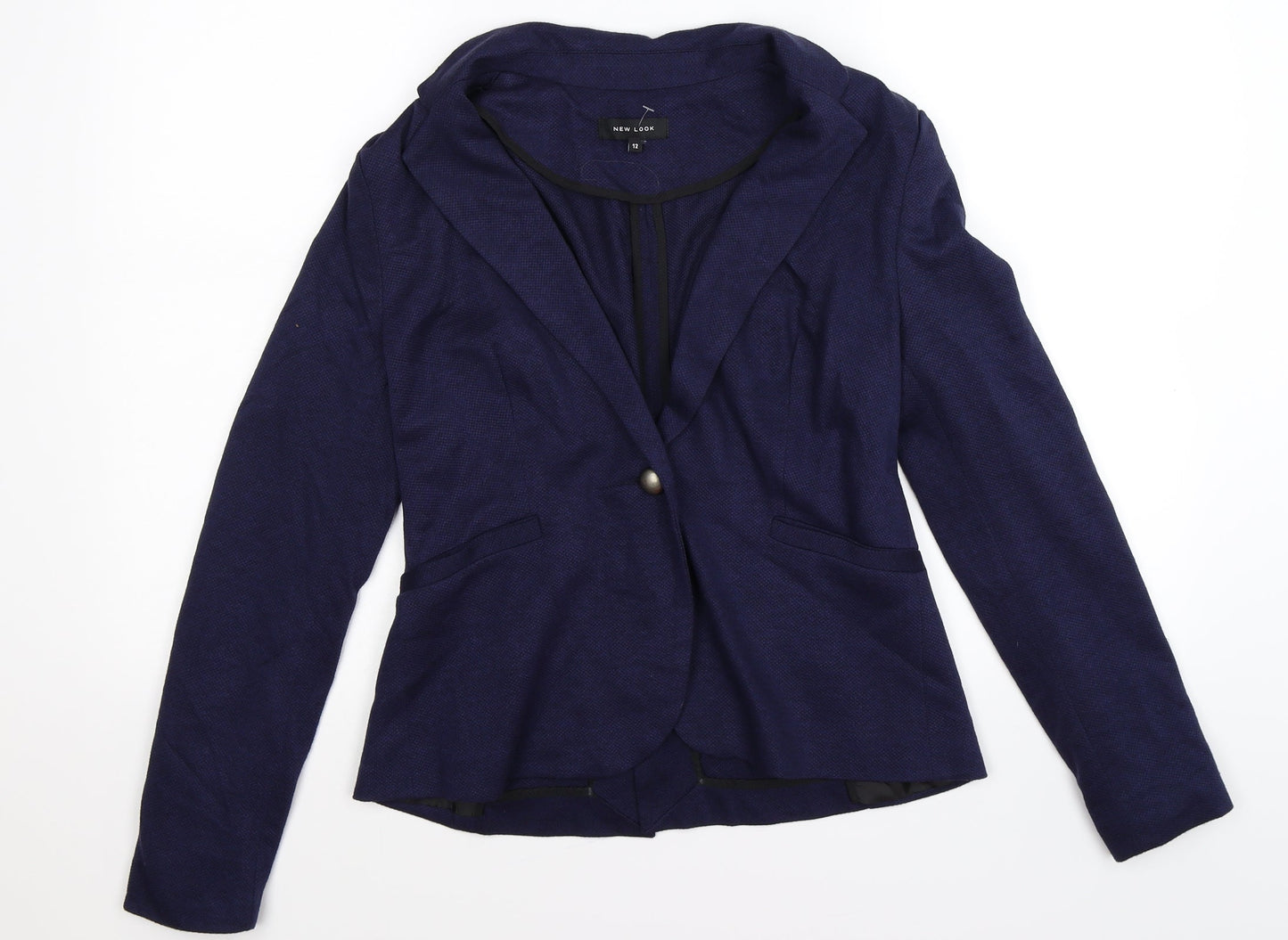 New Look Womens Blue   Jacket Blazer Size 12