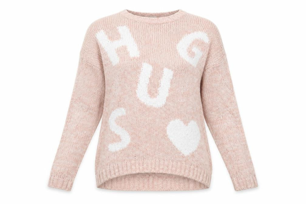 New Look Womens Pink   Pullover Jumper Size 8  - Hugs