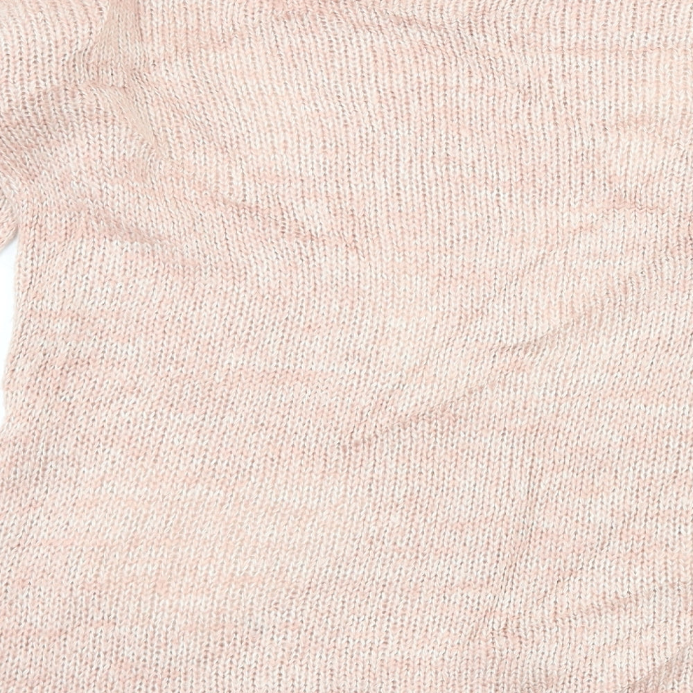 New Look Womens Pink   Pullover Jumper Size 8  - Hugs
