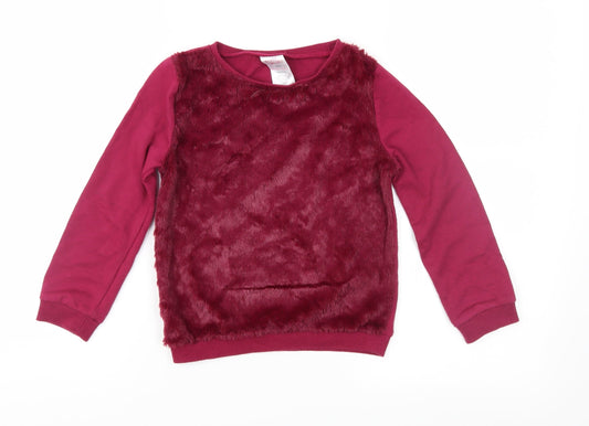 E-vie Girls Purple   Pullover Sweatshirt Size 6 Years