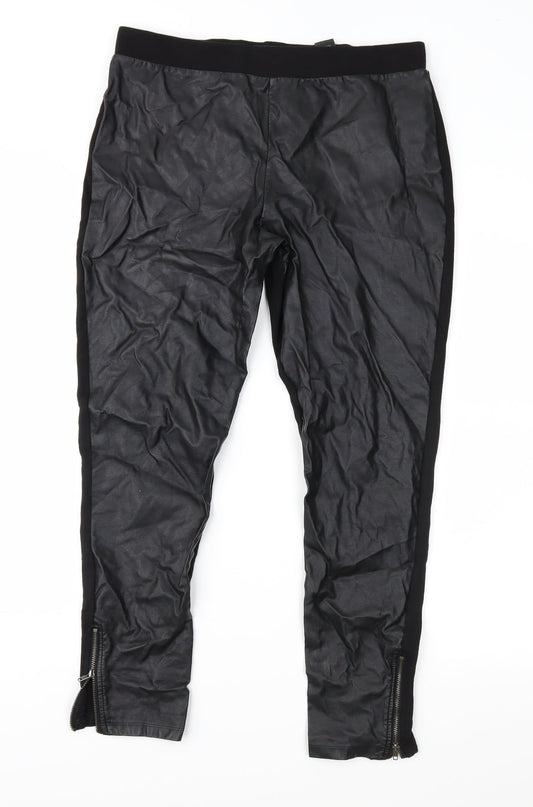 NEXT Womens Black   Trousers  Size 14 L26 in