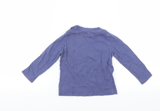 Fred & Flo Boys Blue   Basic T-Shirt Size 12-18 Months  - cool to be cute