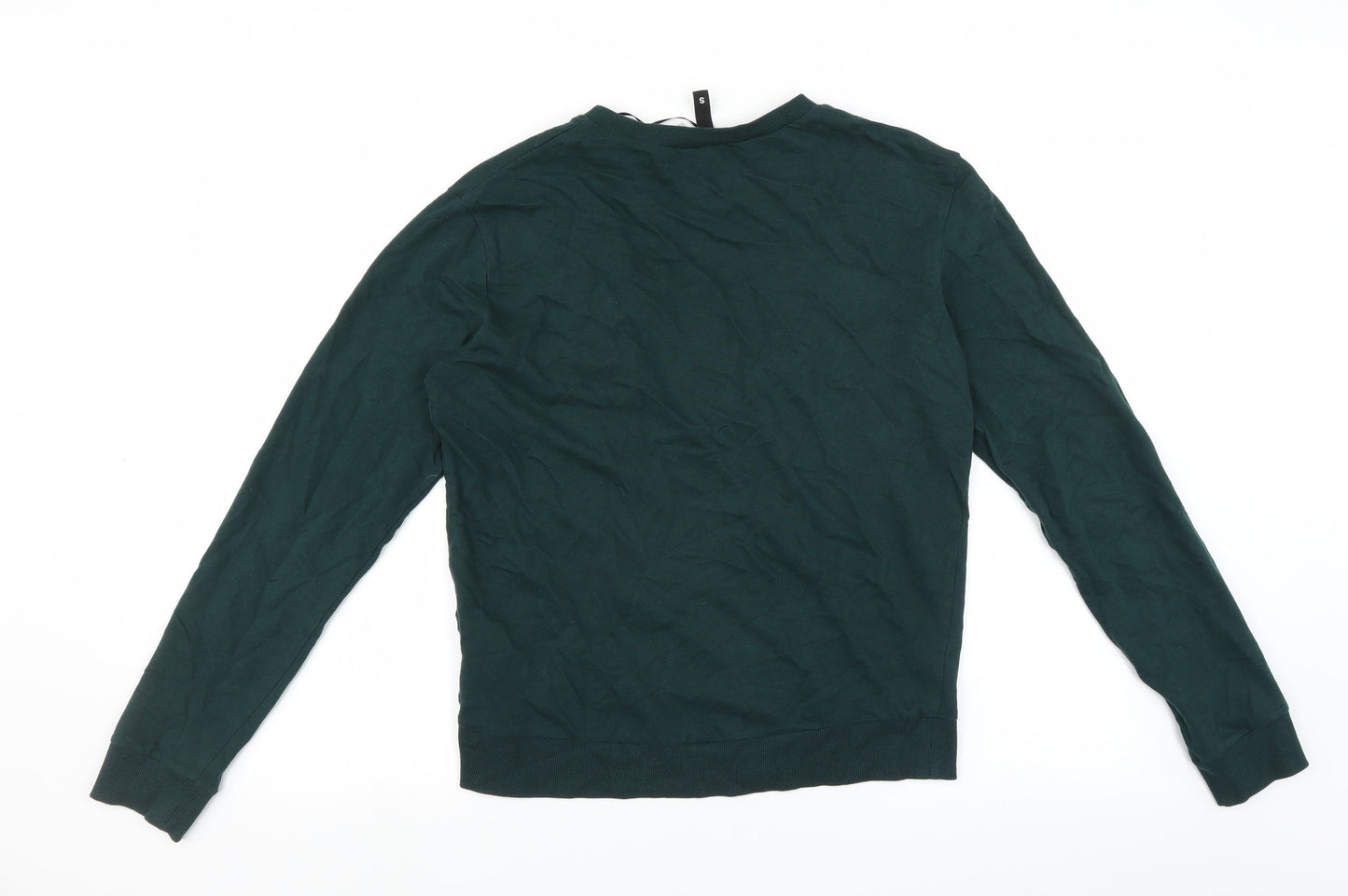 Divided by H&M Womens Green   Pullover Sweatshirt Size S  - property of no one