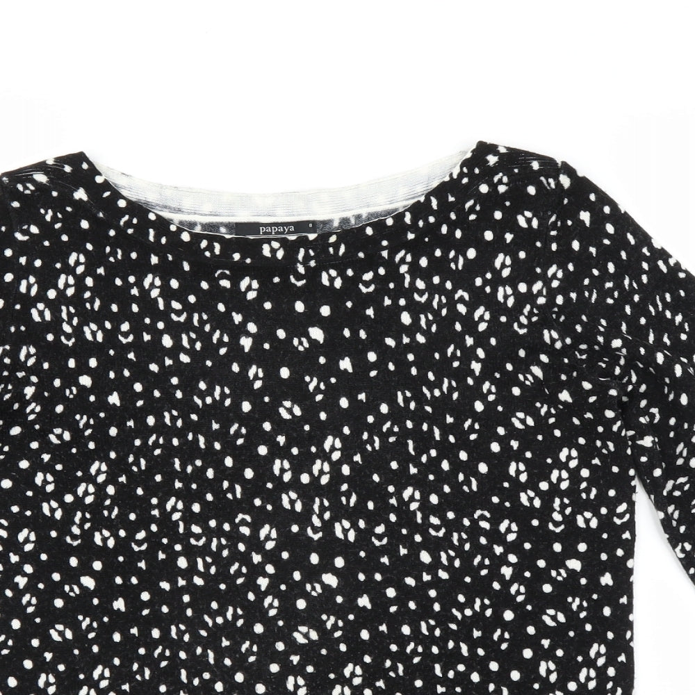 Matalan Womens Black   Pullover Jumper Size 8