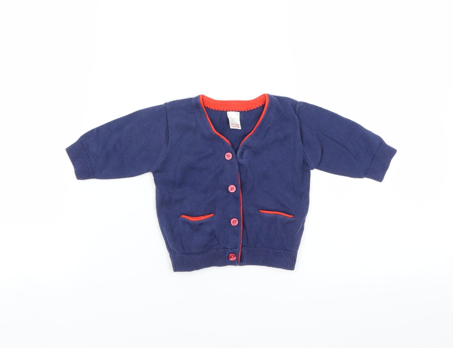 NEXT Girls Blue   Cardigan Jumper Size 0-3 Months