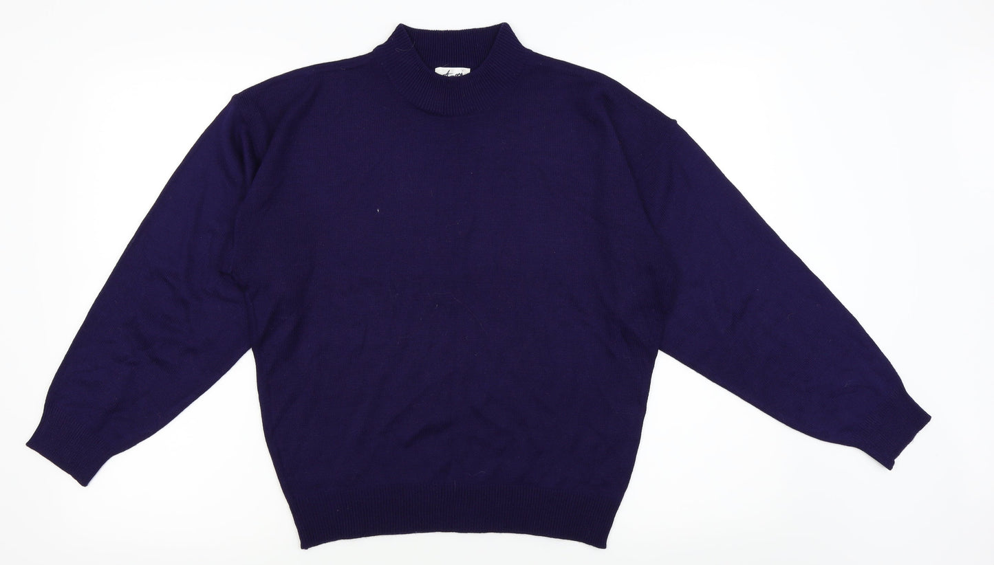 Amari Womens Blue   Pullover Jumper Size 14