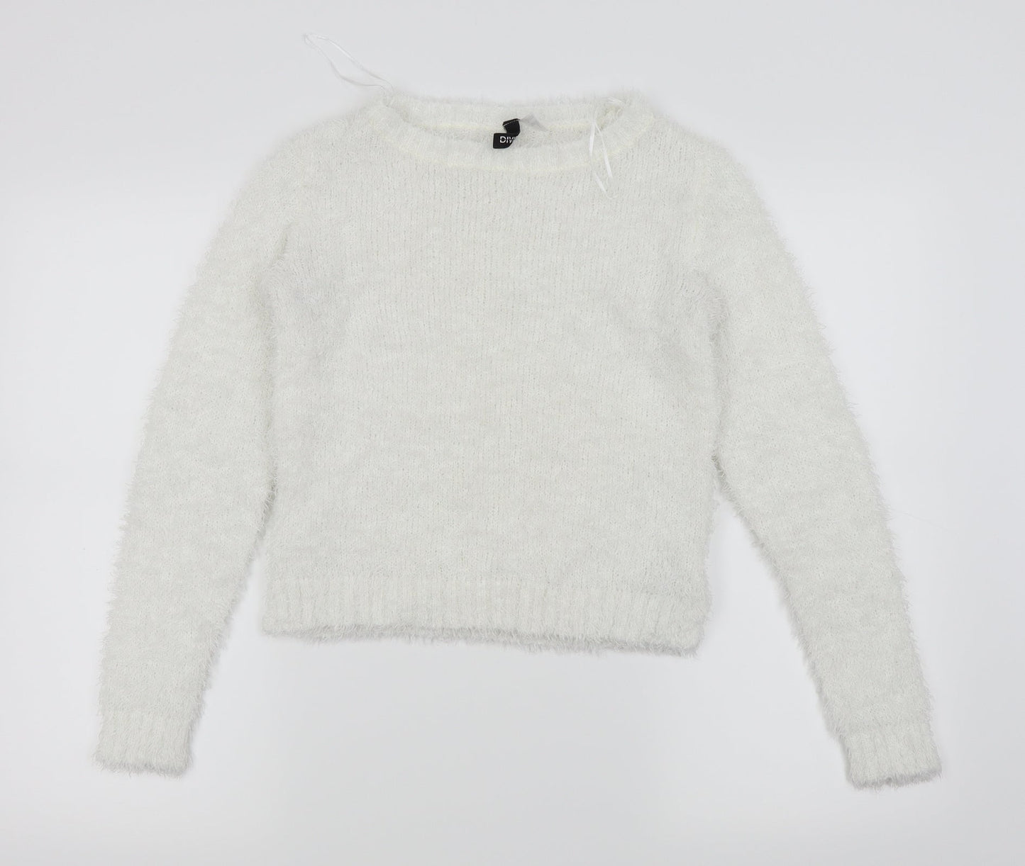 Divided by H&M Womens White   Pullover Jumper Size 4