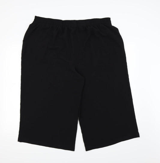 new look Womens Black   Capri Trousers Size 18