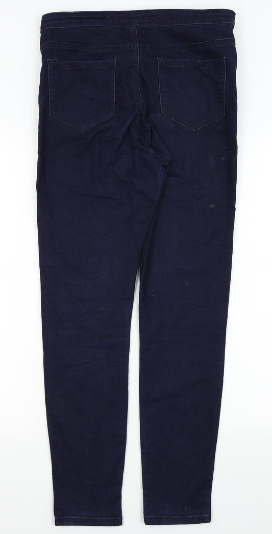 DENIM AND CO Womens Blue   Skinny Jeans Size 14 L26.5 in