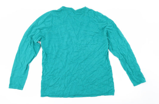 Bonmarché Womens Green   Pullover Jumper Size 14