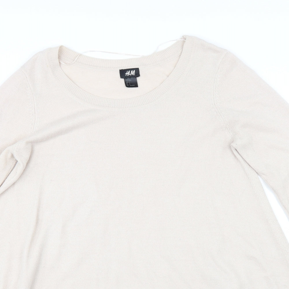 H&M Womens Brown   Pullover Jumper Size S