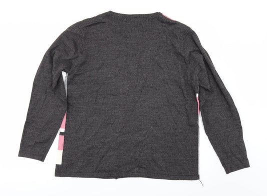 Autonomy Womens Grey   Pullover Jumper Size M