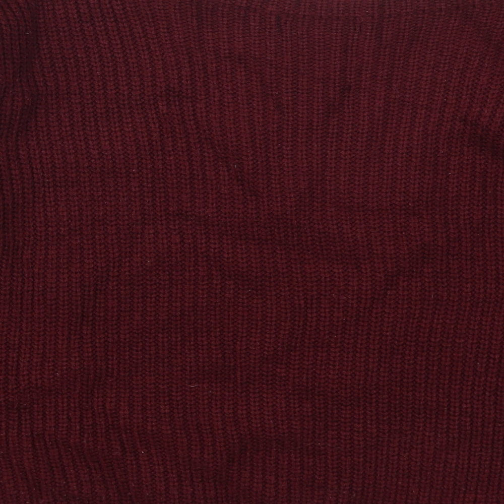 Missguided Womens Red   Pullover Jumper Size M