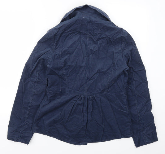 Marks and Spencer Womens Blue   Pea Coat Coat Size 12