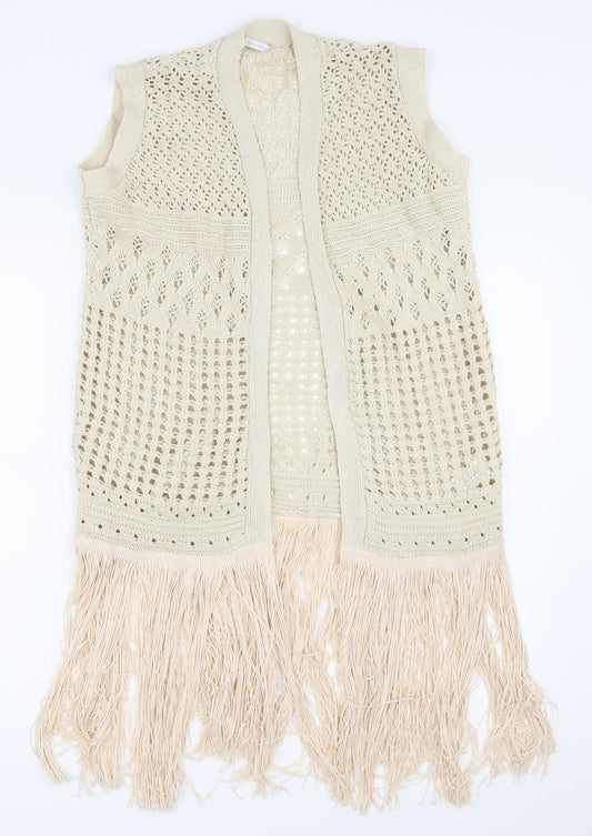 Anthology Womens Beige   Cardigan Jumper Size 12