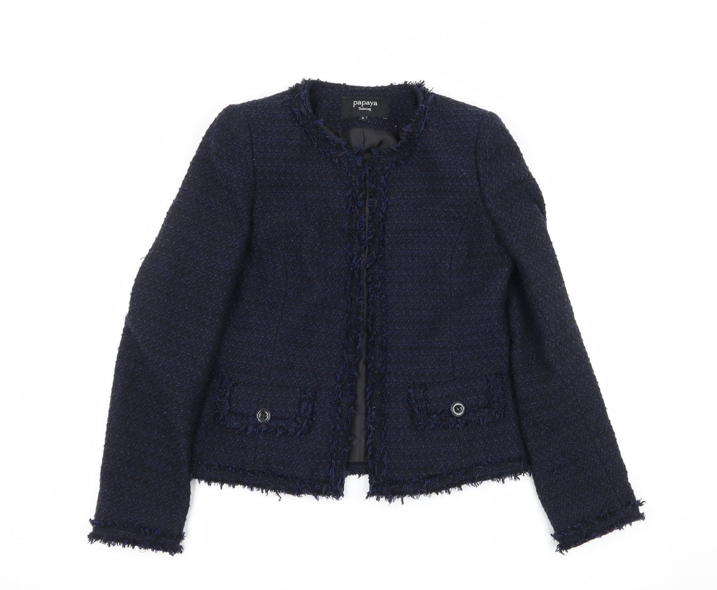 Papaya Womens Blue   Jacket  Size 8