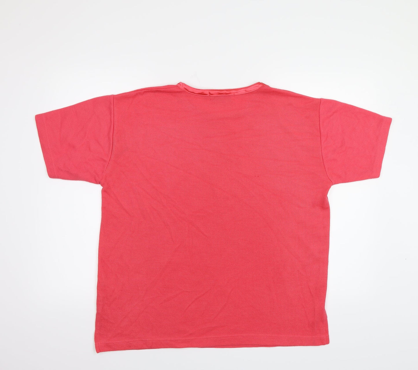 Carolyn Taylor Womens Pink   Basic T-Shirt Size M
