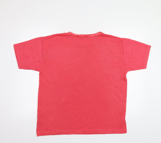Carolyn Taylor Womens Pink   Basic T-Shirt Size M