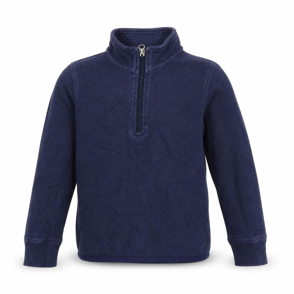 Front view of Gap Kids boys’ blue basic t-shirt, size XS