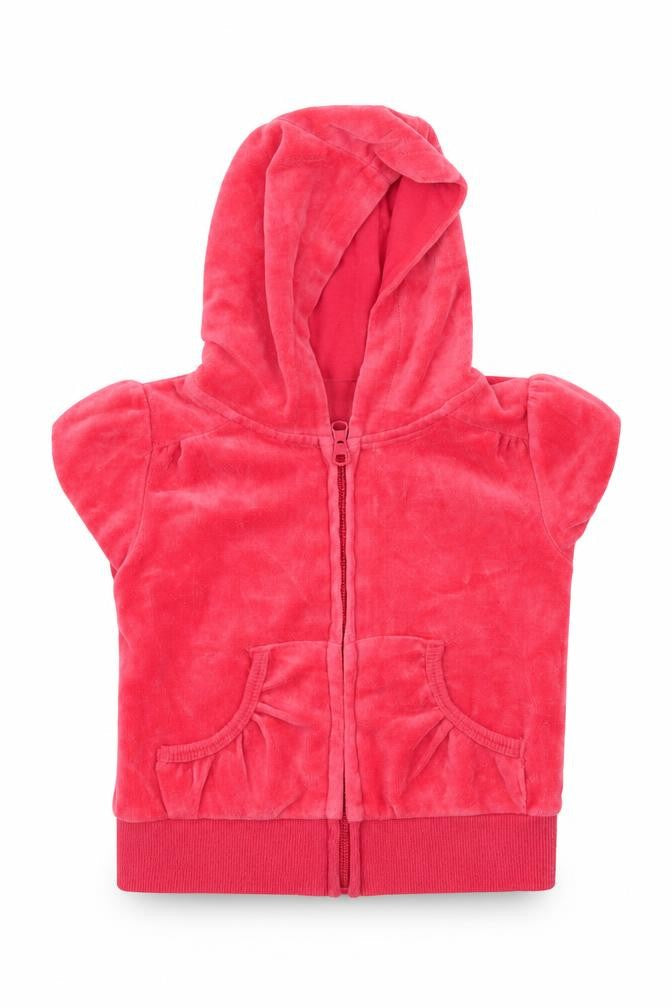 Front view of Girl 2 Girl girls’ pink jacket coat, size 2-3, years