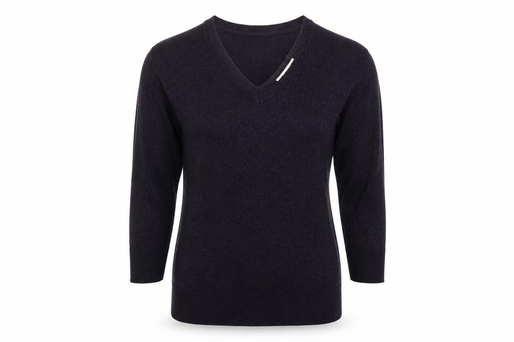 Front view of Next women’s purple jumper, size UK 10