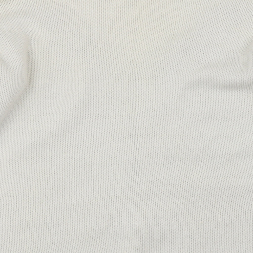 Yoins Womens Ivory   Pullover Jumper Size M