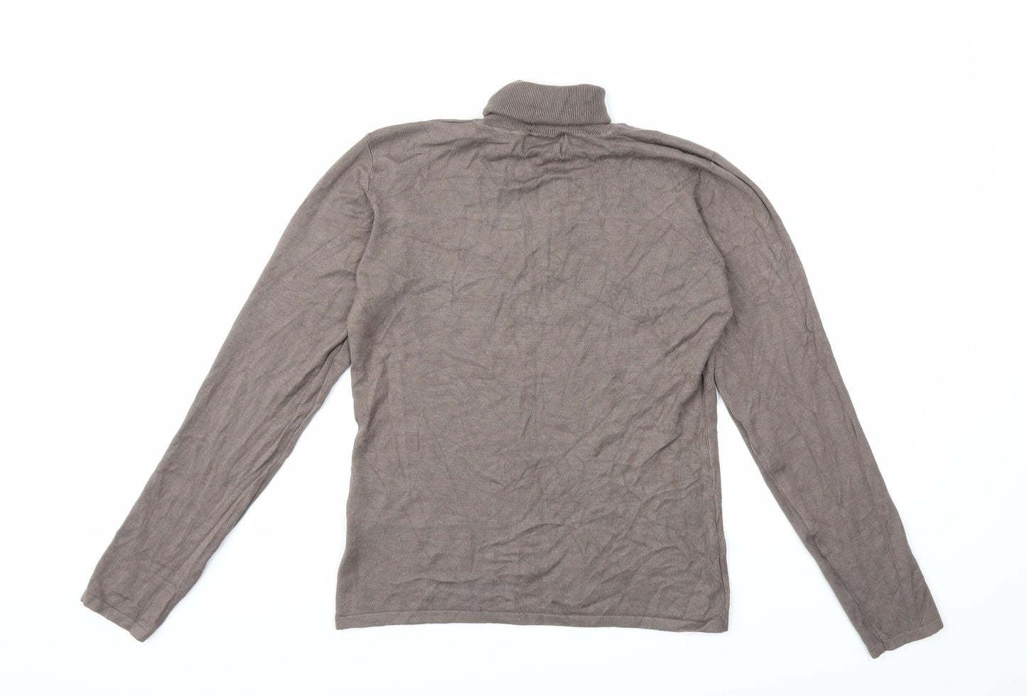 Affinites Womens Brown  Knit Pullover Jumper Size M