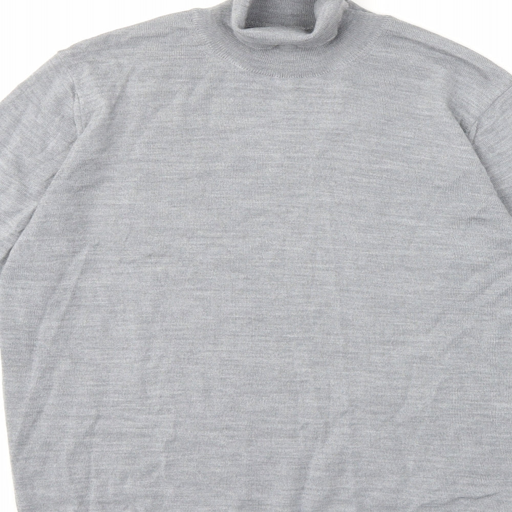 Zara Womens Grey  Knit Pullover Jumper Size L