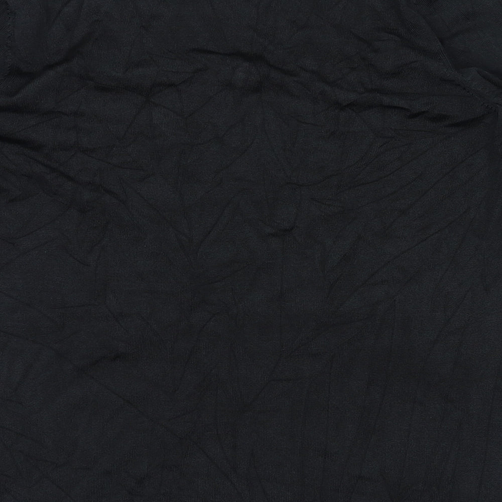 EAST Womens Black   Basic T-Shirt Size 14