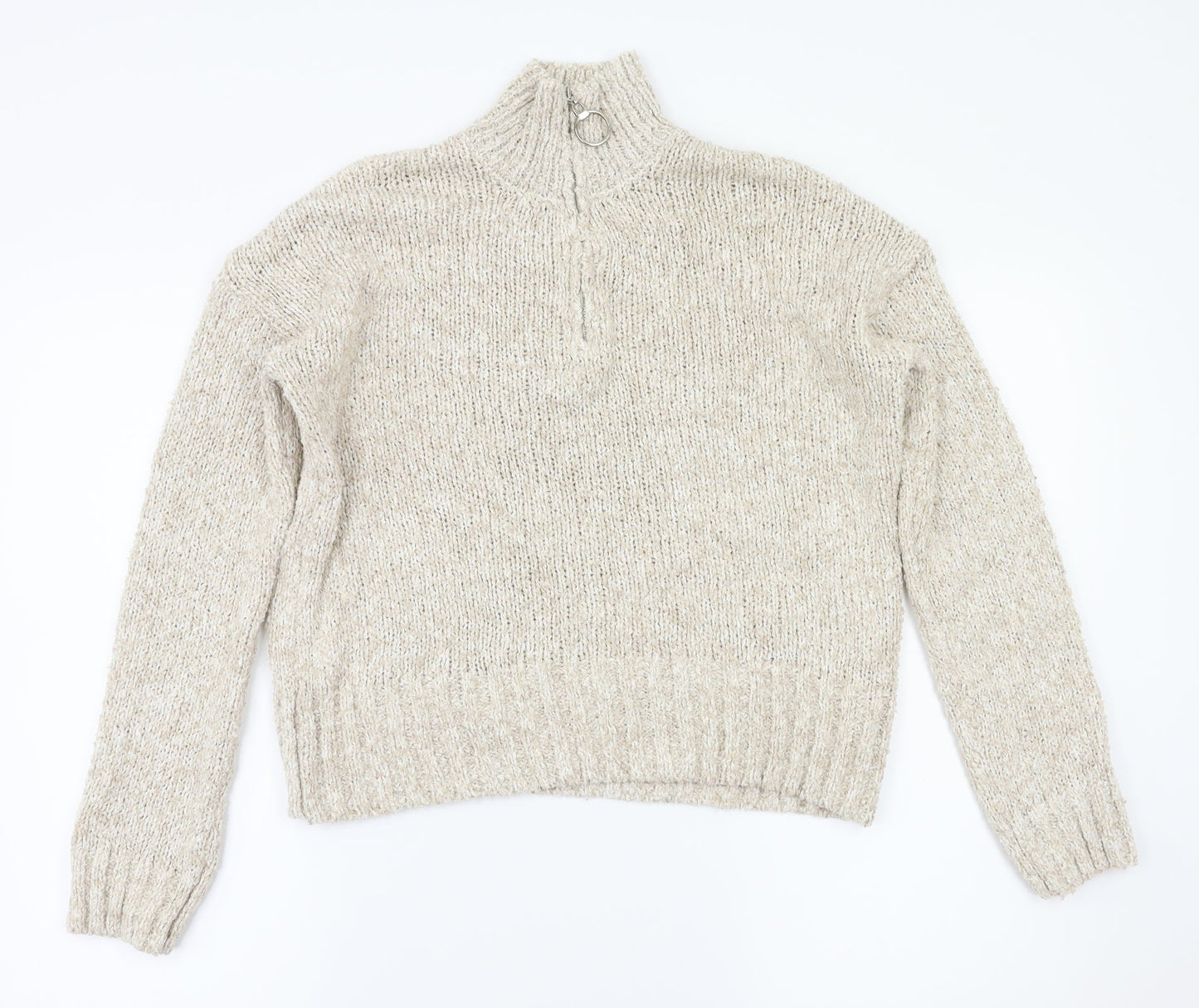 pins& staples Womens Grey   Pullover Jumper Size XS