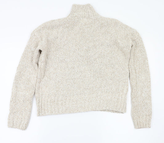 pins& staples Womens Grey   Pullover Jumper Size XS