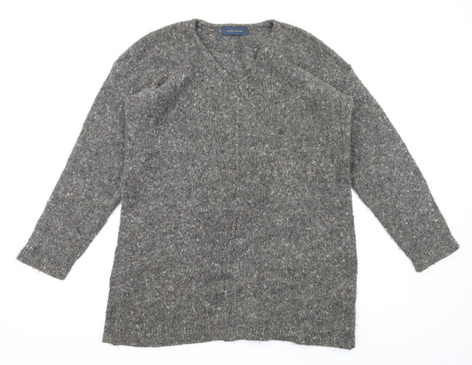 Debehams Womens Grey   Pullover Jumper Size M