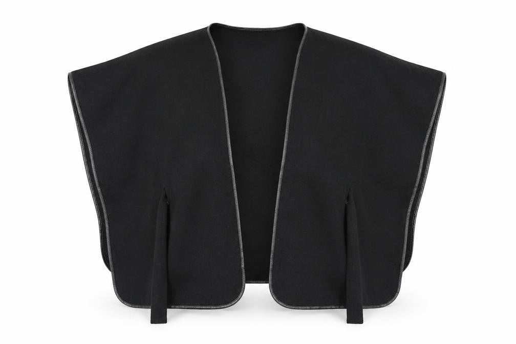Front view of Debenhams women’s black cardigan jumper one size