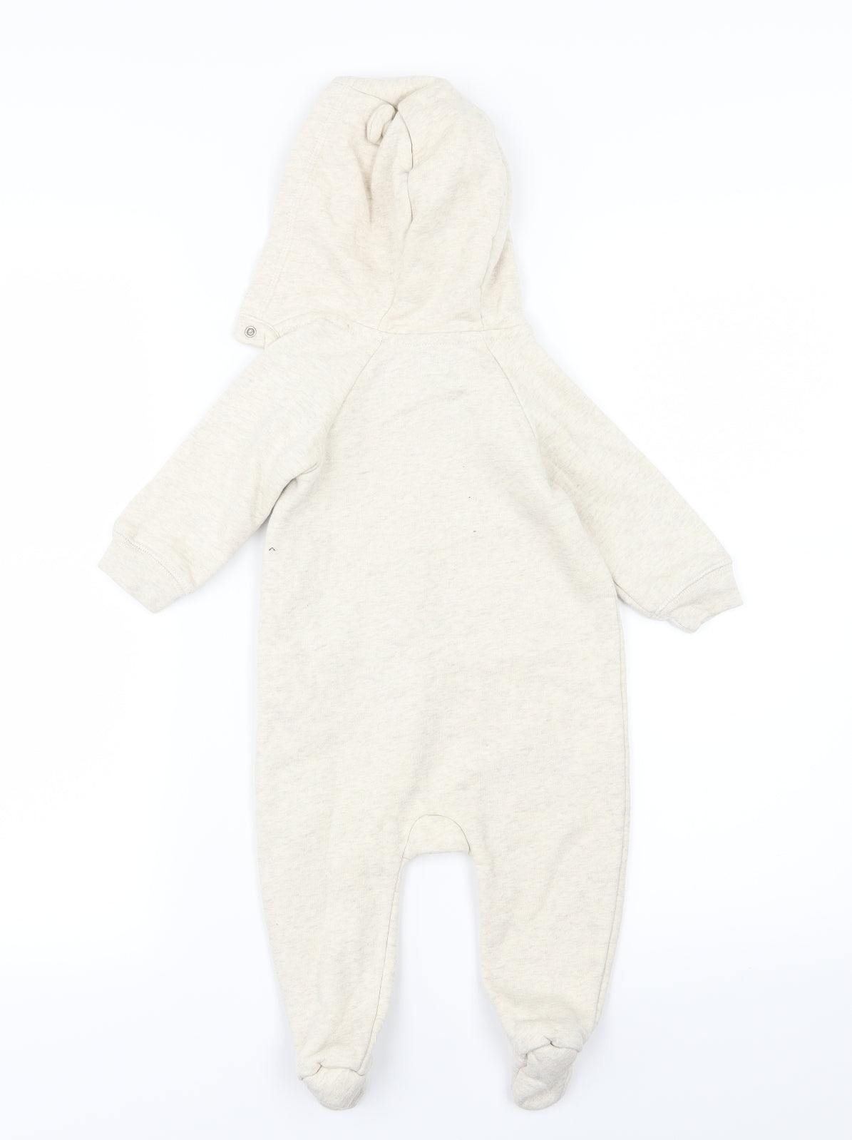 Gap Baby Beige  Jersey Jacket Snowsuit Size 9-12 Months